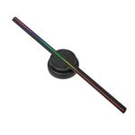 16" 3D LED Hologram Fan Advertising Machine Multi-function Remote Control Start-up Ceremony Led Animation In Seconds