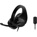 HyperX Cloud Stinger S – Gaming Headset, for PC, Virtual 7.1 Surround Sound, Lightweight, Durable Steel Sliders, Swivel-to-mute Noise-Cancelling