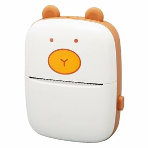 Pocket Printer, 203DPI Toner Free Wide Application Good Printing Quality Thermal Printer for Home