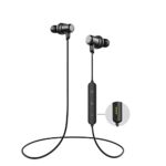 SoundPEATS Q35 HD Neckband Bluetooth Earbuds IPX8 Waterproof, in-Ear Stereo Bluetooth 5.0 Headphones with Magnetic Charger, Built-in Mic & CVC 6.