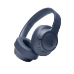 JBL Tune 710BT Wired and Wireless Over-Ear Headphones with Built-In Microphone, Multi-Point Connection and Hands-Free Controls, in Blue