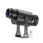 HD 25W LED GOBO Logo Projector Light for Outdoor Use IP67 Waterproof, Free Custom Image for Mall Store Bar KTV Restaurant Advertising