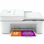 HP DeskJet 4120e Stampante Multifunzione, USB, 33.2 x 42.8 x 20 cm, Bianco/Grigio