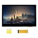 4.3inch DSI LCD Capacitive Touch Screen Display 800×480 Resolution IPS Wide Angle Monitor for Raspberry Pi 4B/3B+/3A+/3B/2B/B+/A+, Supports Ubunt