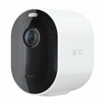 Arlo Pro 4 Security Camera Outdoor, 2K HDR, Wireless CCTV, 6-Month Battery, Colour Night Vision, 2-Way Audio, Built-in Siren, No Hub Needed, 90-D