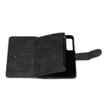 Wallet Case, Anti Shock Soft Protective Case for Mobile Phone (Black)