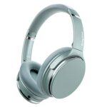 Srhythm NC25 Active Noise Cancelling Headphones Bluetooth 5.3 Wireless, 50H Playtime Quick Charge Over Ear Headset with Mic, Low Latency Mode, Co