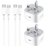 Samsung Fast Charger Plug and Cable,2 Pack USB Type C to C Super Fast Charger Cable and Plug Fast Charge for Samsung Galaxy S20/S20fe/S21/S22/S23