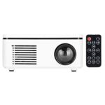 Mini Projector Color LED Video Projector 1080P Home Theater Outdoor Protable Projector,USB,Earphone,AV Port and Remote Controller, Compatible wit