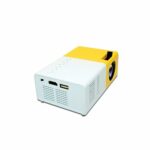 Portable Projector 1pc Projector Mini 1080 Lumen Projector LED Projector for Office Office Yellow Household