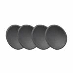 sourcing map Speaker Dust Cap 55mm/2" Diameter Subwoofer Paper Dome Coil Cover Caps 4 Pcs