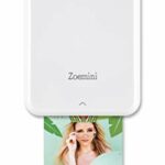 Canon Zoemini smartphone photo printer (White) – Get instant 2x3” sticky-backed photos from your iOS or Android device. No ink with ZINK technolo