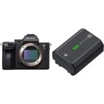 Sony ILCE7M3B Full Frame Mirrorless Compact System Camera Body with NPFZ100.CE Z Series Rechargeable Battery Pack - Black