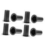 WHAMVOX 8pcs Speaker Speaker Abs Subwoofer Port Tube Plastic Speaker Port Tube Flaring Pipe Black DIY Abs Subwoofer Port Tube Plastic Subwoofer P