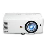 ViewSonic LS550WH, 3,000 LED Lumens WXGA LED Business/Education Short Throw Projector with 30,000 hours lifespan, 360 degree projection, Horizont