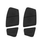 Be In Your Mind 2x Car 3-button Remote Key Case Pad Repair 3 Buttons Key Fob Replacement Button Pad Black Compatible with Ford KA MK2