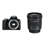 Canon EOS 250D Body - Black With Canon EF-S10-18 mm f/4.5-5.6 IS STM Lens - Black