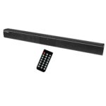 Poesy Soundbar Speakers, Bluetooth 5.0 TV Soundbar, HD Audio Stereo Soundbar Surround Sound Home Cinema with Remote Control, Support RCA AUX TF-C