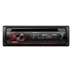 Pioneer DEH-S320BT 1-DIN CD Tuner with Bluetooth, USB, Spotify, Pioneer Smart Sync App and compatible with Android devices.