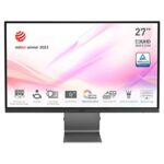 MSI Modern MD271UL 27'' Monitor, 4K UHD (3840 x 2160), 60Hz, IPS, 4ms, Adaptive-Sync, 2x HDMI 2.0b, DP1.2a, USB Type-C, DCI-P3 99% / sRGB139%, Ey
