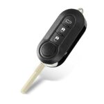 Key Matrix 3 Buttons Car Key Fob Cover Replacement for Fiat 500 Peugeot Citroen Brava Bravo Grande Evo Doblo Ducato Panda Punto Remote Key Case S