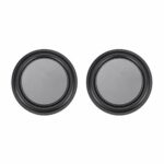 sourcing map 2Pcs 3" 70mm Bass Speaker Passive Radiator Auxiliary Rubber Vibration Plate Subwoofer DIY Repair