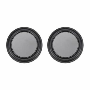 sourcing map 2Pcs 3" 70mm Bass Speaker Passive Radiator Auxiliary Rubber Vibration Plate Subwoofer DIY Repair