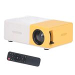 Mini Projector, Full HD LED Video Projector for Home Theater, Compatible with HDMI USB Audio TF Card AV and Remote Control, Portable Movie Projec
