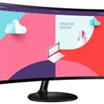 Samsung LS24C360EAUXXU 24" Curved FullHD 1080p Monitor - 1920x1080, HDMI, VGA