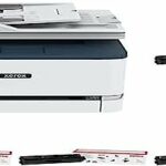 Xerox C235 A4 22ppm Colour Wireless Laser Multifunction Printer with Duplex 2-Sided Printing - Copy/Print/Scan/Fax with High Capacity CYMK Toner