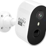AOSU 2K Security Camera Outdoor Wireless, Battery Operated WiFi Security Camera for Home Security, CCTV Camera with PIR Human Motion Detection &