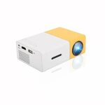 Mini HD Projector, 1080P HD HDMI AV USB TF Multimedia Player 600LM 3.5mm Audio Portable Movie Projector Support for Children Present, Party Game,
