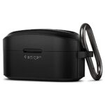 Spigen Rugged Armor Compatible as Sony WF-1000XM4 Case (Keyring Included) - Matte Black