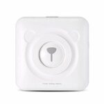 High Performance Mini Thermal Printer, Wireless USB Rechargeable BT Photo Instant Printer, Portable Handheld Label Sticker Writer Makers Pocket P