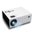 Projector,Native 1080P HD Projector,200" Display & 25% Zoom, Video Projector Compatible with TV Stick/PC/USB/Smartphone,Mini Portable Projector f