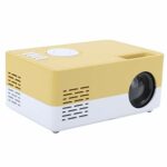 1080P Full HD Projector | Mini LED Projector with Rack | Portable Home Theater Media Player Digital Video Projector Short Throw Projector for Sma