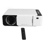 Haofy Home Theater Projector Heat Dissipation White T5 Mini Home Projector
