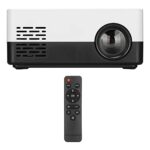 Mini Projector, Portable 1080P HDR High Dynamic Video Projector, LED 30000 Hours Light, Built-in Hi-Fi for Home, Office, Gaming(#1)