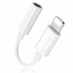 Apple MFi Certified Lightning to 3.5mm Headphone Adapter iPhone to 3.5mm Audio Aux Jack Adapter Dongle Earphone Cable Converter Compatible with i