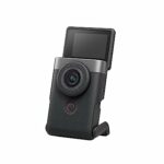 Canon PowerShot V10 Vlogging Kit (Silver) – Designed for entry-level vloggers, this all-in-one 4K vlogging camera that fits easily in the pocket.