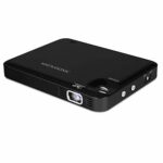 Magnasonic LED Pocket Pico Video Projector, HDMI, Rechargeable Battery, Built-in Speaker, DLP, 60" Hi-Resolution Display for Streaming Movies, Pr
