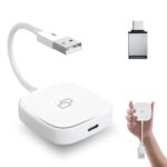 Geweo Carplay Adapter, 2023 Upgrade Apple Carplay Adapter with Apple Carplay Cable, Plug and Play, Real-Time Transmission of Mobile Phone Screen