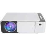 Upgrade 2.4G&5G Dual Band WiFi Bluetooth 5.0 Projector with Tripod, Enhanced Mini Portable Projector 1080P for Home and Outdoor Movie with Synchr