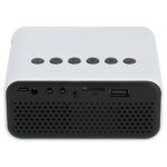 Portable Mini Projector,Home Theater Mobile Phone Projector Built In Speaker,Video Projector for Screen Projection(yellow)