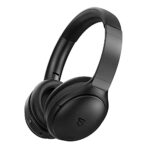 SoundPEATS Bluetooth Headphones, A6 Hybrid Active Noise Cancelling Earphones New Over Ear Headphones, 38 Hours Playtime(ANC Off), USB-C, Foldable