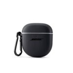 Bose Case Cover for QuietComfort Earbuds II, Protective Silicone Exterior, With Aluminium Carabiner for Convenient Carrying, Triple Black