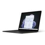 Microsoft Surface Laptop 5 Super-Thin 15 Inch Touchscreen Laptop - Black - Intel EVO 12th Gen Core i7, 8GB RAM, 512GB SSD, Windows 11 Home, UK pl