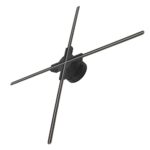 Holographic LED Fan, 100‑240V 3D Hologram Fan Projector Easy Installation for KTVs (UK Plug)