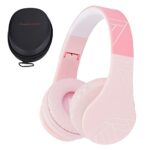 Bluetooth Headphones for kids, PowerLocus Wireless Foldable Headphones Over Ear, Headphone with Microphone, 85DB Volume Limit, Wireless &Wired He