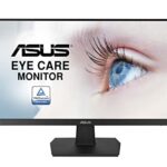 ASUS VA27EHE 27'' Monitor, FHD (1920x1080), IPS, 75Hz, Frameless, Flicker free, Low Blue Light, TUV certified, Black